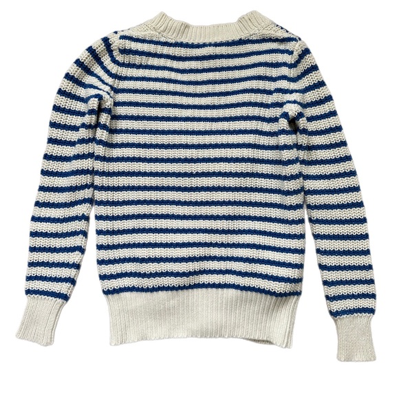 Tommy Hilfiger Blue & White Striped Knit Cardigan - Picture 2 of 9